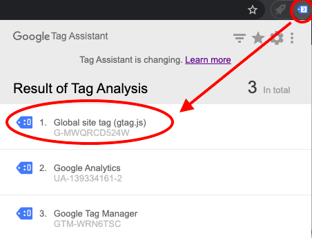 google tag assistant analytics 4